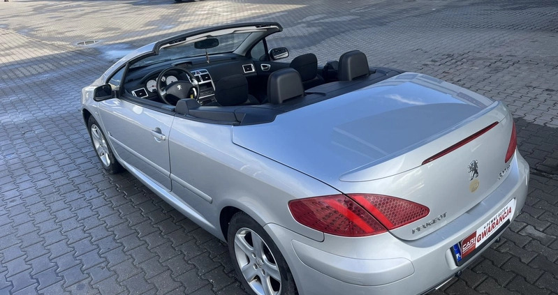 Peugeot 307 CC cena 9800 przebieg: 170000, rok produkcji 2004 z Mikołajki małe 742